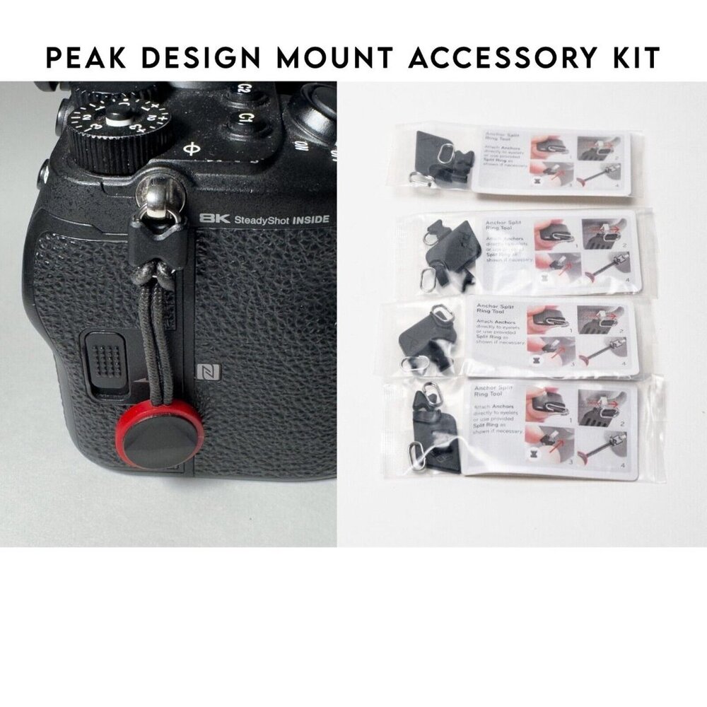 Peak Design Ring Mount Accessory Kit for Cameras / Anchors